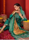 Cotton Satin Designer Straight Salwar Suit - 4
