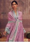 Chinon Embroidered Work Designer Palazzo Suit - 2