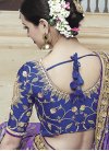 Delectable Lace Work Traditional Saree - 2