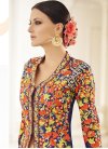 Sumptuous Embroidered Work Faux Georgette Trendy Designer Salwar Kameez - 1