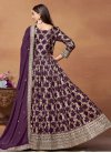Jacquard Silk Long Length Anarkali Salwar Suit - 2