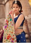 Woven Work Contemporary Style Saree For Festival - 1