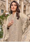 Faux Georgette Pant Style Pakistani Salwar Kameez For Ceremonial - 1