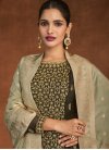 Embroidered Work Palazzo Style Pakistani Salwar Kameez For Festival - 1