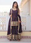 Embroidered Work Readymade Designer Suit - 2