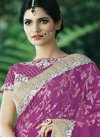Delightsome Net Lace Work Designer Saree For Ceremonial - 1