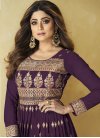 Shamita Shetty Faux Georgette Desinger Anarkali Salwar Suit For Ceremonial - 1