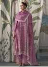 Chinon Pant Style Classic Salwar Suit For Party - 2