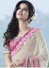 Lace Work Traditional Designer Saree For Festival - 1