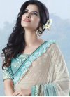 Ruritanian Lace Work Designer Contemporary Style Saree For Ceremonial - 1