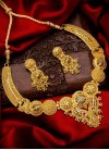 Lordly Stone Work Alloy Gold Rodium Polish Jewellery Set For Ceremonial - 1