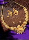 Beautiful Alloy Gold Rodium Polish Stone Work Jewellery Set - 1