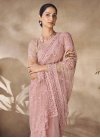 Net Embroidered Work Trendy Classic Saree - 1
