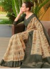 Silk Blend Traditional Saree - 1