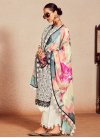 Chinon Digital Print Work Pant Style Classic Salwar Suit - 1