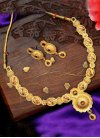 Divine Gold Rodium Polish Jewellery Set For Ceremonial - 1