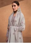 Embroidered Work Dola Silk Pant Style Designer Salwar Suit - 2