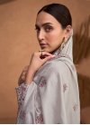 Embroidered Work Dola Silk Pant Style Designer Salwar Suit - 3