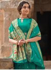 Woven Work Banarasi Silk Traditional Designer Saree For Ceremonial - 1