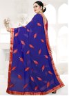 Lace Work Traditional Saree For Festival - 2