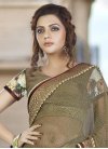 Beads Work Fancy Fabric Contemporary Saree For Ceremonial - 1