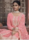 Georgette Embroidered Work Palazzo Salwar Suit - 1