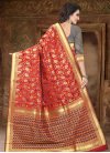 Banarasi Silk Thread Work Traditional Saree - 2