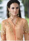 Amazing Faux Georgette Embroidered Work  Pant Style Designer Suit - 1