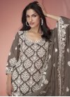 Embroidered Work Designer Palazzo Salwar Suit For Festival - 1