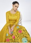 Dola Silk Long Length Designer Anarkali Suit For Party - 3