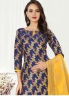 Art Silk Woven Work Trendy Churidar Salwar Suit - 1