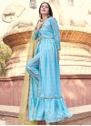 Crepe Silk Pant Style Designer Salwar Kameez - 1