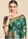 Woven Work Designer Traditional Saree For Casual - 1