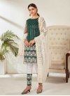 Net Pant Style Designer Salwar Suit For Ceremonial - 1
