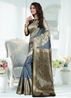 Art Silk Woven Work Trendy Classic Saree - 1