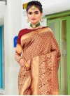 Art Silk Designer Contemporary Saree For Casual - 1