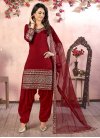 Art Silk Trendy Patiala Salwar Kameez - 2