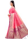 Woven Work Designer Traditional Saree For Ceremonial - 3