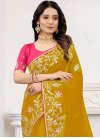 Cord Work Contemporary Style Saree For Ceremonial - 1