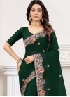Georgette Embroidered Work Contemporary Style Saree - 1