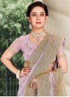 Embroidered Work Designer Traditional Saree For Ceremonial - 1
