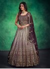Faux Georgette Readymade Floor Length Gown - 2