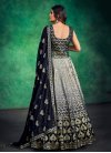 Resham Work Faux Georgette Readymade Floor Length Gown - 3