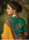 Stone Work Contemporary Style Saree For Ceremonial - 1