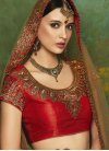 Jacquard Silk Beads Work Trendy Lehenga Choli - 1
