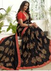 Lace Work Faux Georgette Traditional Designer Saree For Festival - 1