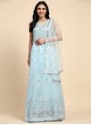 Embroidered Work Net Readymade Classic Gown - 2