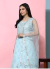 Embroidered Work Net Readymade Classic Gown - 3