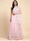 Net Embroidered Work Readymade Designer Gown - 3