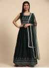 Georgette Stone Work Readymade Floor Length Gown - 2